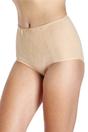 Beige Camille Lingerie Beige 2 Pack Lace Control Briefs, Image 4 of 4