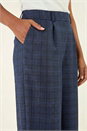 Midnight Blue Check Culottes, Image 5 of 5