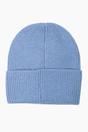 Blue Plain Winter Beanie Hat, Image 2 of 3