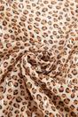 Tan Leopard Print Lightweight Scarf, Image 2 of 4