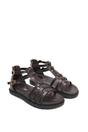 Brown XY LONDON Brown 'Haden' Flatform Gladiator Sandals With Chunky Sole, Image 5 of 6