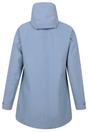 Blue April Longline Waterproof Jacket, Image 2 of 4
