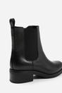 Black 'Serna' Ankle Boot With Elastic Panel, Image 3 of 4