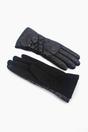 Black Metallic Touch Screen Winter Gloves, Image 4 of 4