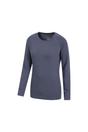 Dark Grey Quick Dry Long Sleeved Top, Image 3 of 4