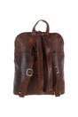 Tan 'Bonfanti' Croc Print Real Leather Mini Backpack, Image 3 of 3