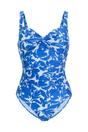 Blue Sakari Fleur Tummy Control Swimsuit, Image 1 of 3