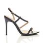 Navy Blue AJVANI Navy Blue Party Barely There Strappy High Heels, Image 2 of 6