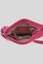 Raspberry 'Heaven' Real Leather Cross Body Bag, Image 5 of 5