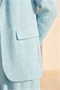Light Blue  Lightweight Relaxed Blazer, Image 4 of 4