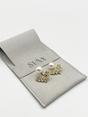 Gold Pearl Leaf Earrings - Gift Boxed, Image 4 of 6