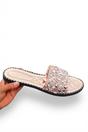 Cream iKrush Cream Sofie Embellished Slip On Sandals, Image 5 of 8