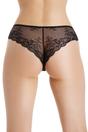 Black 3 Pack Lace Brazilian Briefs, Image 3 of 3