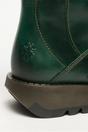 Dark Green Womens Mid-Calf Platform Boots-MES2913, Image 7 of 8