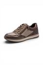 Taupe Faux Leather Sneakers - 23613, Image 2 of 7