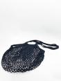 Black Small Beach Crochet Bag in Black, Image 4 of 5