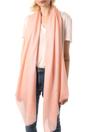 Light Pink Plain Glitter Lightweight Evening Scarf, Image 2 of 3