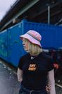 Multi Reversible Bucket Hat with Rainbow Band, Image 3 of 3