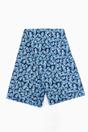 Blue Sarta Blue Retro Fan Lightweight Scarf, Image 2 of 5