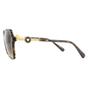 Brown Versace Brown Square Havana Brown Gradient Sunglasses, Image 3 of 4