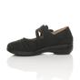Black AJVANI Black Flat Comfort Mary Jane Shoes, Image 3 of 6