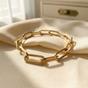 Gold 18ct Gold Vermeil Plated Magic Link Charm Bracelet, Image 1 of 4