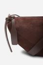 Dark Brown Where's That From Dark Brown 'Cloud' Suede Crossbody Shoulder Bag, Image 3 of 6