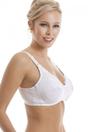 White Non Wired Full Cup Support Mastectomy Bra, Image 2 of 5