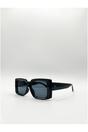 Black Oversized Square Frame in Black, Image 2 of 5