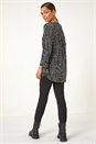 Ochre Textured Paisley Print Stretch Blouse, Image 3 of 5