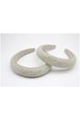 Ivory Ivory Pearls and Rhinestone Headband, Image 2 of 3