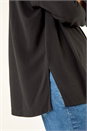Black Cowl Neck Snit Top, Image 4 of 4