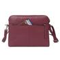 Pink 'JEAN' Soft Pebble Grain Real Leather Crossbody Bag, Image 3 of 6