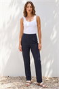 Petite Straight Leg Ponte Stretch Trouser, Image 1 of 4