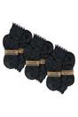 Black 3 Pairs Ladies Short Alpaca Wool Moisture Wicking Socks, Image 2 of 3