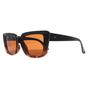 Black Montana Black Rectangle Shiny Black Turtle Brown Polarized MP193, Image 2 of 4