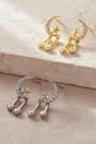 Silver Mia Gioielli Silver Sterling Silver Star Moon Drop Earrings, Image 1 of 3