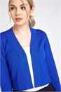 Royal Blue Bow Back Shrug, Image 2 of 4