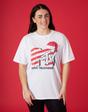 White MTV Santa Hat T-Shirt, Image 1 of 6