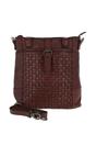 Brown 'Perfezione' Vintage Woven Leather Shoulder Bag, Image 1 of 4