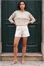 Biscuit Button Detail Top, Image 2 of 4