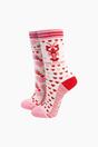 Light Pink You're My Lobster Combed Cotton Odd Socks, Image 1 of 4