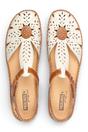 White Womens Comfort Wedge Sandals P-Vallarta, Image 8 of 8