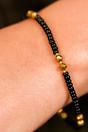 Silver Beaded Nazar Mangalsutra Bracelet, Image 2 of 2
