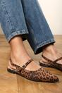 Multi Estrella Pointed Toe Mary Jane Open Back Ballet Flats, Image 1 of 7