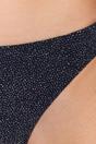 Navy Triangle Bikini Set with Adjustable Straps and High Leg Bottom, Image 3 of 4