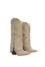 Stone XY LONDON Stone 'Evangeline' Knee High Western Cowboy Boots With Zip, Image 3 of 6