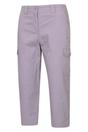 Grey Coastal Stretch Capri Cargo Trousers, Image 3 of 5