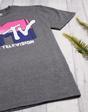Grey MTV Logo Palm Tree Womens T-shirt, Image 2 of 4