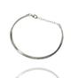 Silver Italian Sterling Silver Herringbone Bracelet, Image 1 of 3